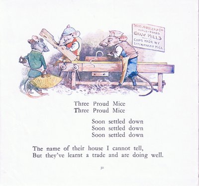 Three Proud Mice, Three Proud Mice, Soon Settled Down by Walton Corbould